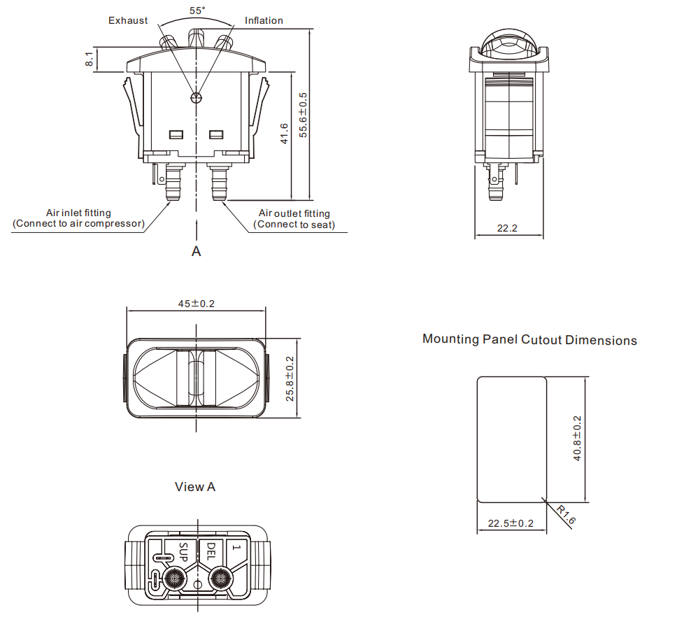 paddle valve air ride ขี่วาล์วพายอากาศ