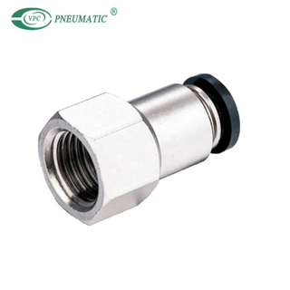 VPCF-G ข้อต่อตรงเกลียวตัวเมียพร้อมโอริง