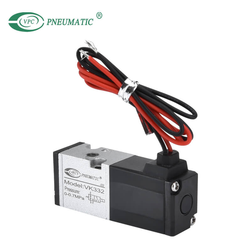 VK300 Series 3 Port Solenoid Valve, Poppet ที่ดำเนินการโดยตรง 
