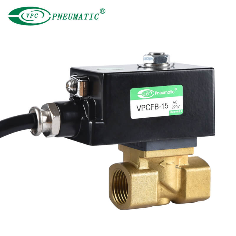 โซลินอยด์วาล์วควบคุมด้วยนักบิน VPC ซีรีส์ 2/2 ทางพร้อมคอยล์ป้องกันการระเบิด