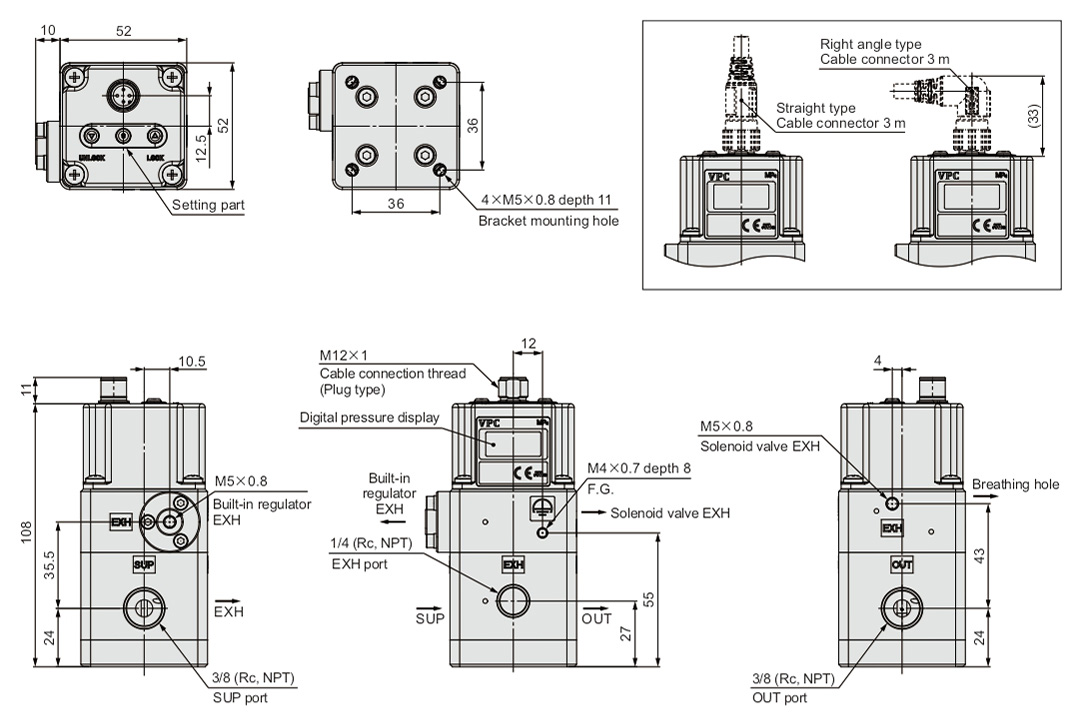 ตัวควบคุมแรงดันอิเล็กทรอนิกส์ SMC