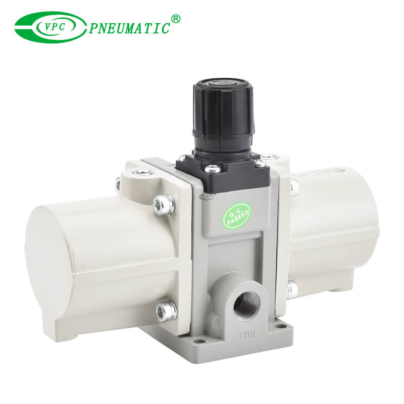 VBA10A Series Regulator Booster ที่ดำเนินการโดยลูกบิดพร้อมกลไกการบรรเทาทุกข์