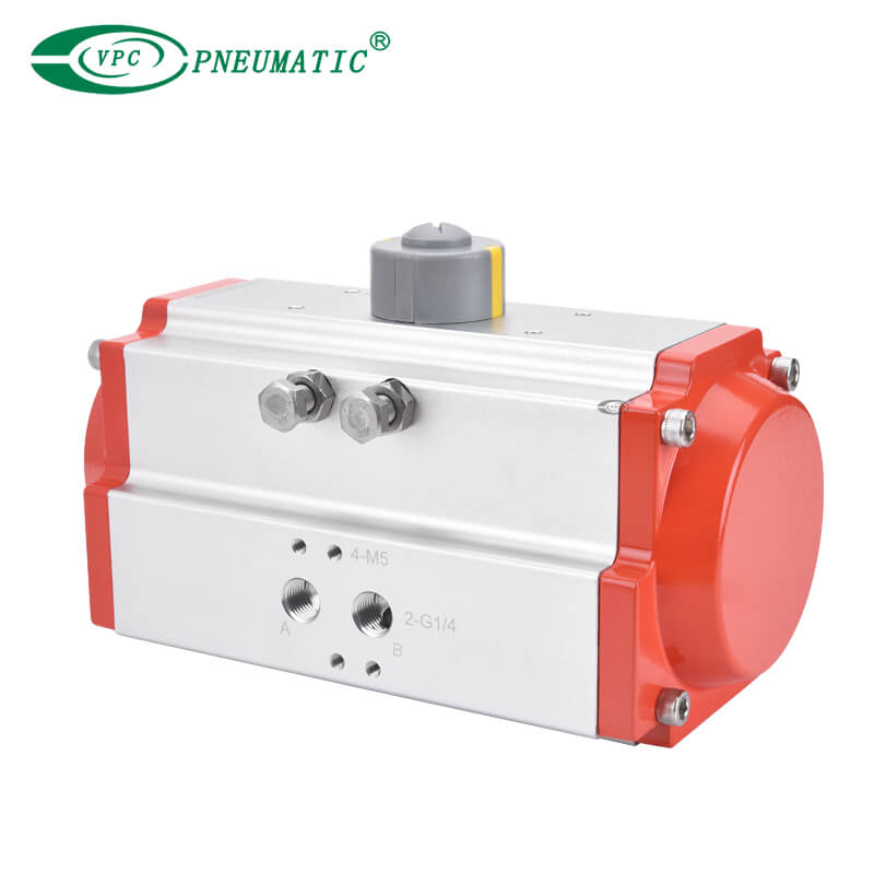 VAT Series ISO5211 Spring Return นิวเมติกโรตารีแอคชูเอเตอร์