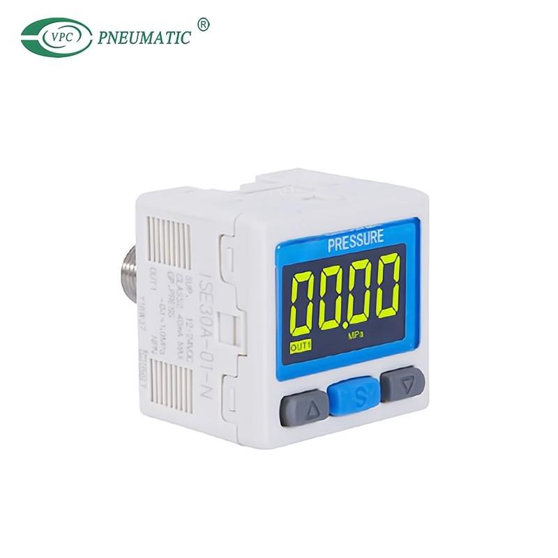 สวิตช์ ISE30A Series 2 Color Display High Precision Digital Pressure