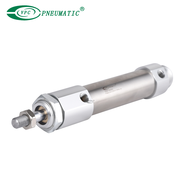 VQM Series Metal Seal กระบอกแรงเสียดทานต่ำ (ต้านทานโหลดด้านข้าง)