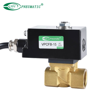 โซลินอยด์วาล์วควบคุมด้วยนักบิน VPC ซีรีส์ 2/2 ทางพร้อมคอยล์ป้องกันการระเบิด