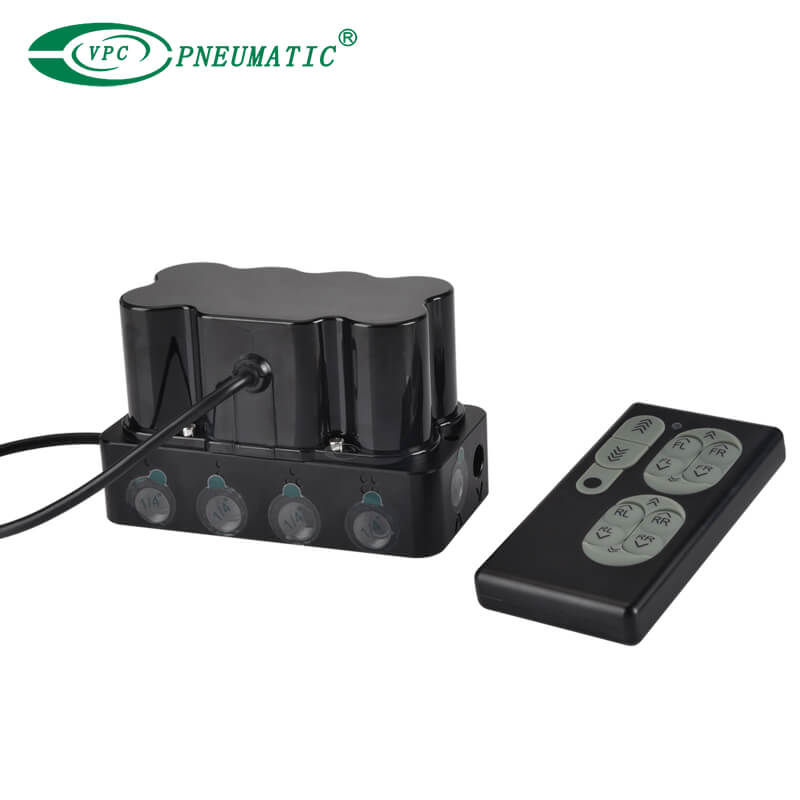 บล็อกวาล์วกันสะเทือนอากาศไร้สาย VUW4F พร้อมรีโมทคอนโทรล