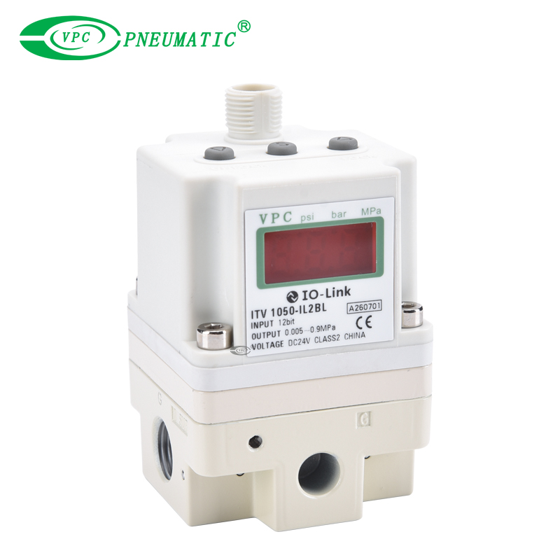 ITV1050 ตัวปรับแรงดันลมแบบอิเล็กทรอนิกส์ ชนิด IO-Link