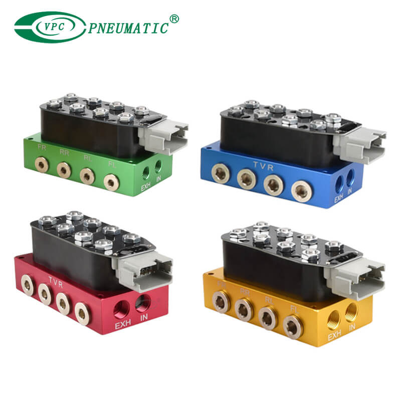 ชุดระบบกันสะเทือนของ Universal Cars Air Ride หลากสี VU4 Valve Block
