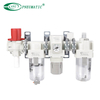 AC20-D ถึง AC60-D Series FRL หน่วยพร้อมวาล์วระบายความดัน 3 พอร์ตวาล์ว