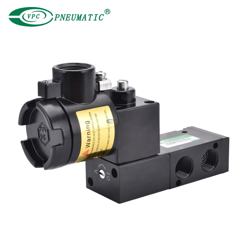 SV561T6 อลูมิเนียมวาล์วโซลินอยด์ป้องกันการระเบิด