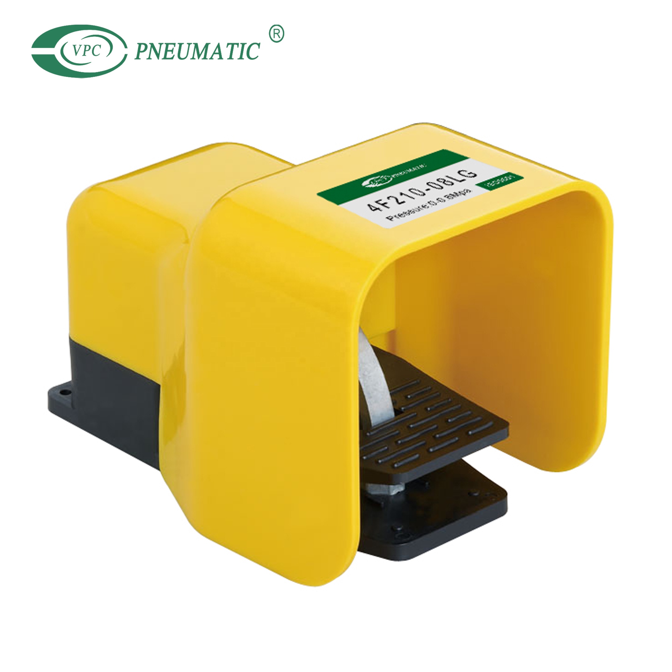 4F Series 5 Port 2 Position Foot Pedal Valve พร้อมตัวล็อคและฝาปิด