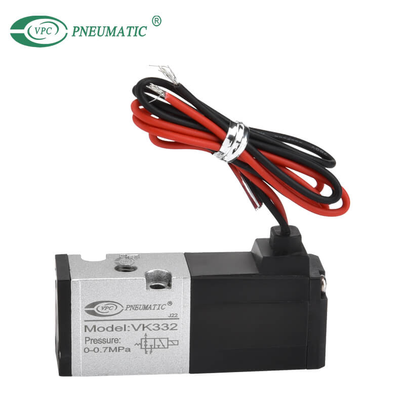 VK300 Series 3 Port Solenoid Valve, Poppet ที่ดำเนินการโดยตรง 