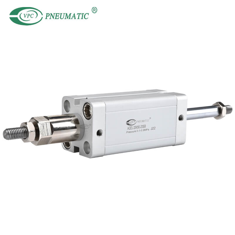 ACEJ Series กระบอกสูบขนาดกะทัดรัด Iso 21287 ปรับระยะชักได้