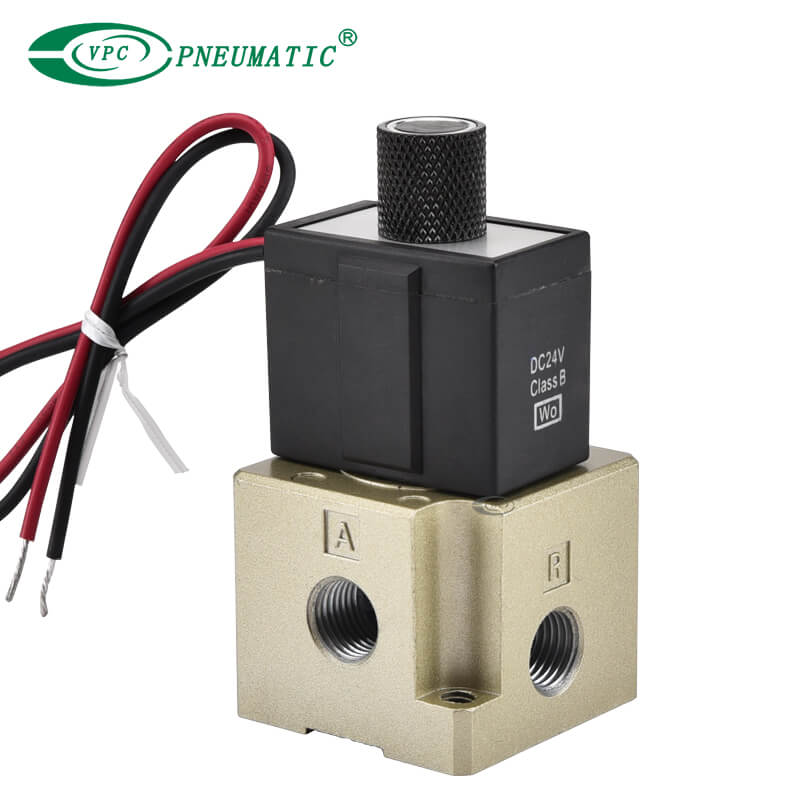 VT317 Series Direct Poppet Type 3 พอร์ตโซลินอยด์วาล์ว
