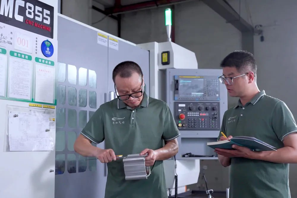 การทดสอบกระบอกสูบนิวแมติก