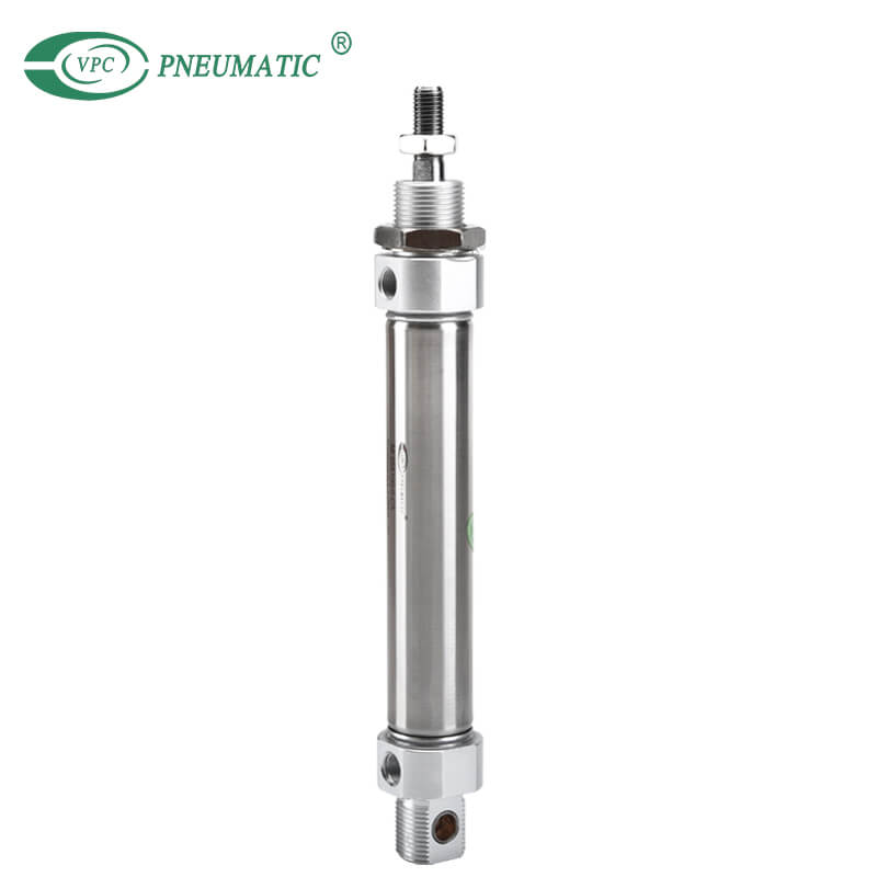 MI Series Stainless Steel Mini Cylinder มาตรฐานยุโรป Small Bore