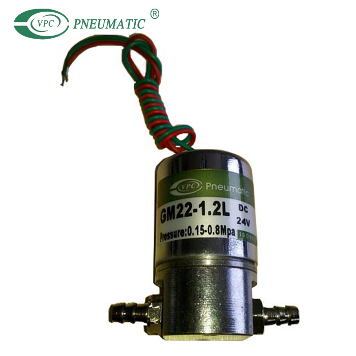 DC 24V 1.2 มม. ขนาดเล็กกะทัดรัดโซลินอยด์วาล์วสำหรับอุปกรณ์ทันตกรรม