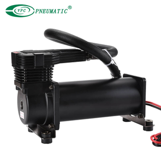  คอมเพรสเซอร์แอร์ระงับ 485C สำหรับถุงลม, DC12V, 200Psi, สีดำ