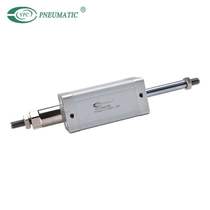 ACEJ Series กระบอกสูบขนาดกะทัดรัด Iso 21287 ปรับระยะชักได้