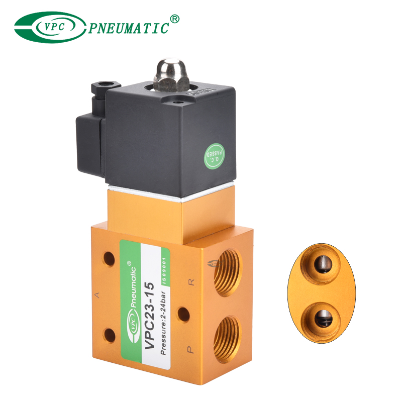 VPC23 Series วาล์วโซลินอยด์แรงดันสูง 24 บาร์ 