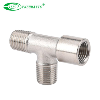 VMMF Brass Male to Female Run Tee Connector