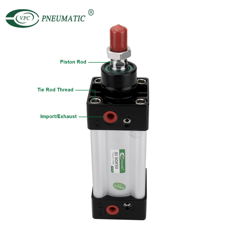 SI Series ISO 6431 MICKEY MOUSE MOUSE TUBE กระบอกสูบนิวเมติก