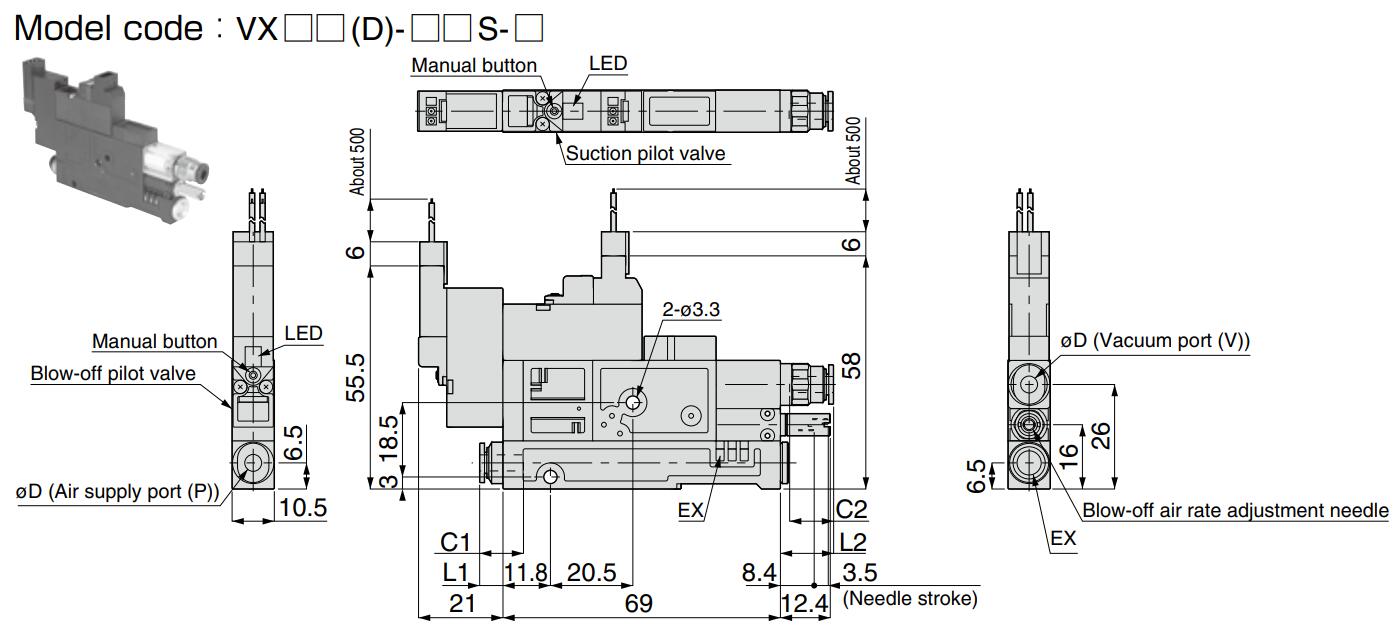 เครื่องกำเนิดสูญญากาศมิติหลัก -3