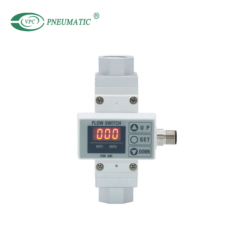 PF2A Series Digital Flow Switch สำหรับอากาศประเภทรวม