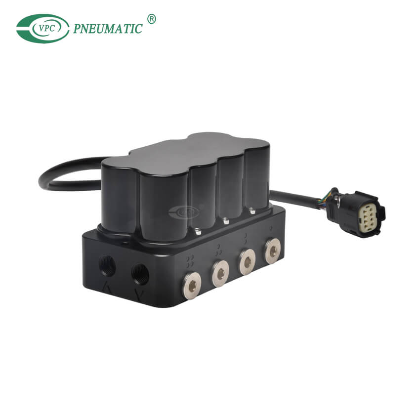 บล็อกวาล์วกันสะเทือนอากาศไร้สาย VUW4F พร้อมรีโมทคอนโทรล