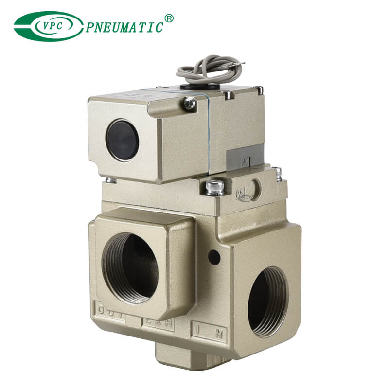 VP3145/3165/1185 ซีรีส์ขนาดใหญ่ขนาด 3 พอร์ตโซลินอยด์วาล์ว (ซีลยาง)
