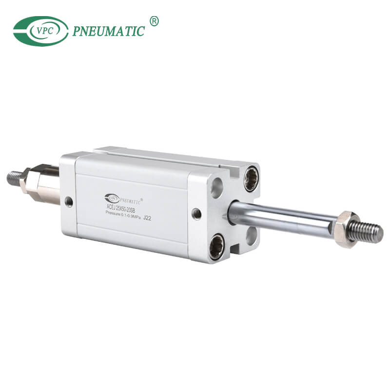 ACEJ Series กระบอกสูบขนาดกะทัดรัด Iso 21287 ปรับระยะชักได้