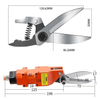 Air Nipper Shear Tools สำหรับเหล็กพลาสติกทองแดงและหน้ากากเทปหูตัดลวดกรรไกรลม 