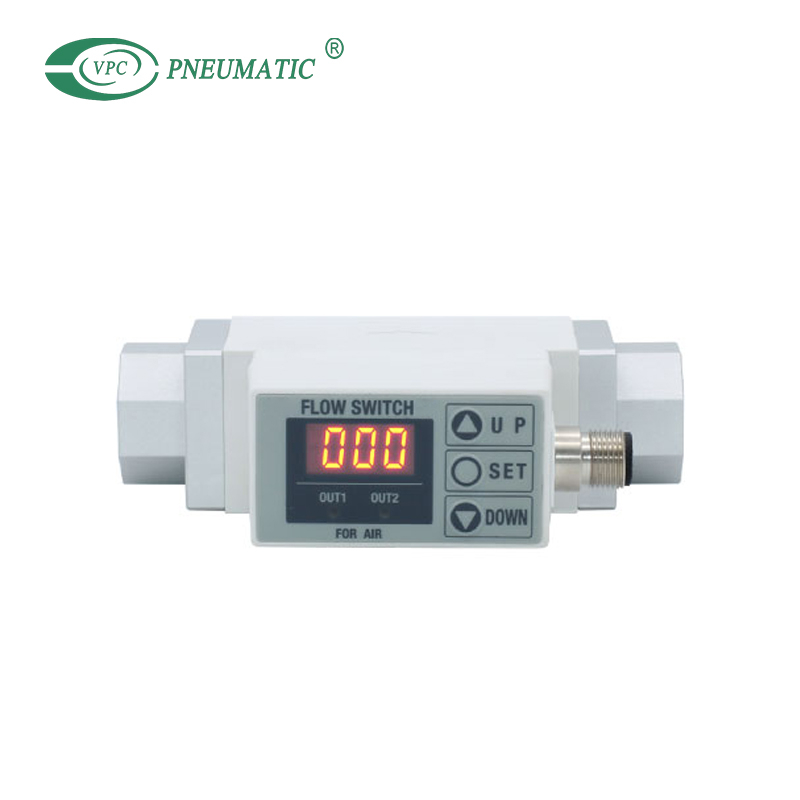 PF2A Series Digital Flow Switch สำหรับอากาศประเภทรวม