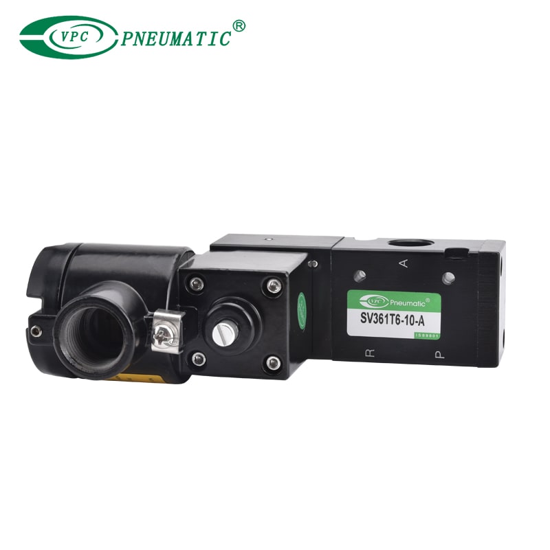 SV561T6 อลูมิเนียมวาล์วโซลินอยด์ป้องกันการระเบิด