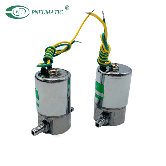 DC 24V 1.2 มม. ขนาดเล็กกะทัดรัดโซลินอยด์วาล์วสำหรับอุปกรณ์ทันตกรรม