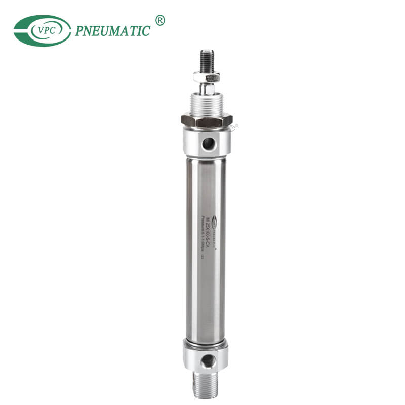 MI Series Stainless Steel Mini Cylinder มาตรฐานยุโรป Small Bore