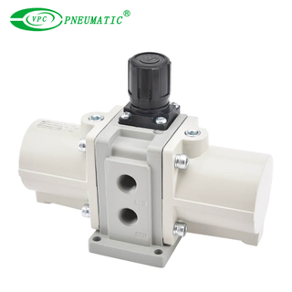 VBA10A Series Regulator Booster ที่ดำเนินการโดยลูกบิดพร้อมกลไกการบรรเทาทุกข์